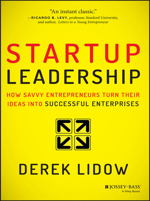 Title details for Startup Leadership by Derek Lidow - Available